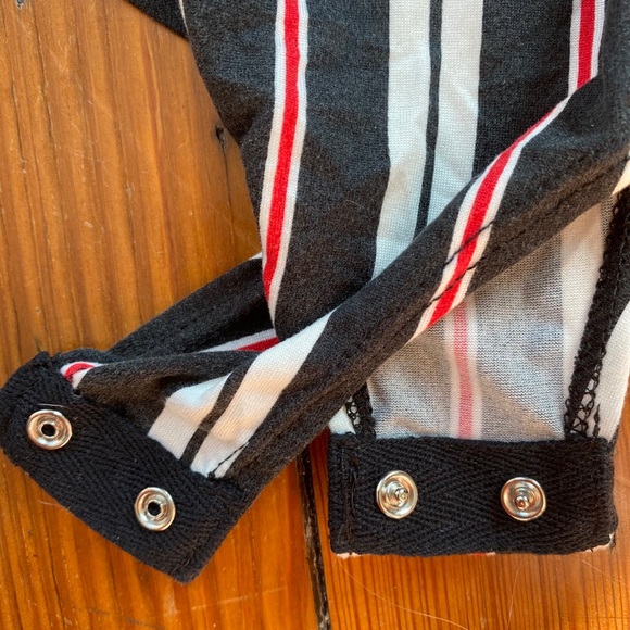 Body suit - spaghetti strap red white blue - Picture 3 of 3